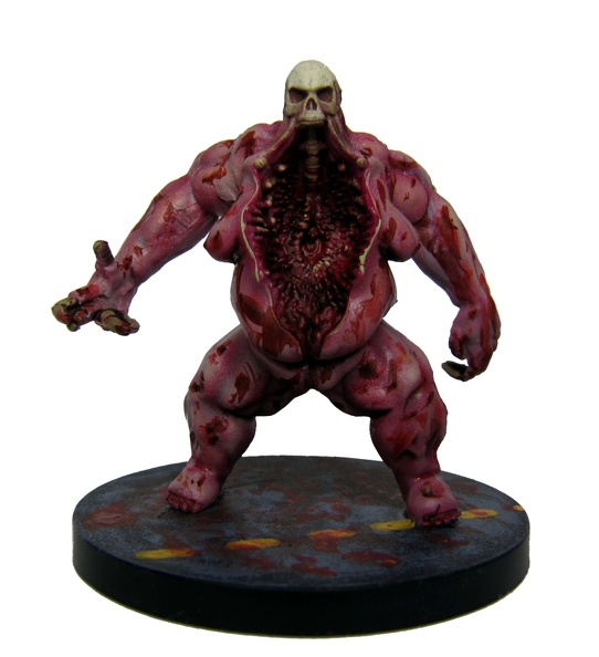 Big boss zombie de chez Reaper Black Bones, probablement pour aller avec Zombicide.
J'en connais qui ont du soucis à se faire.
Toute la peau à l'aéro, avant de le dégueulasser au pinceau.
Ça se voit pas forcément sur la photo, mais c'est une grosse fig de 5 cm. RP-ZM1-1.JPG